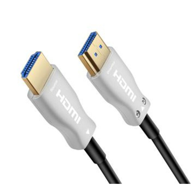 PremiumCord optický fiber HDMI High Speed with Ether. 4K@60Hz kabel 10m, M/M, zlacené konektory