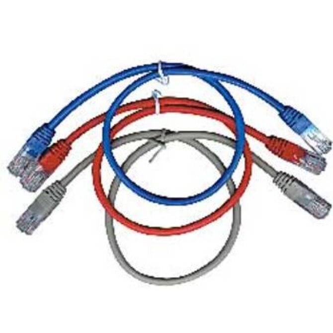 C-TECH Kabel patchcord Cat5e, UTP, šedý, 15m