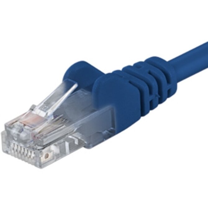 PremiumCord Patch kabel UTP RJ45-RJ45 level 5e 3m modrá