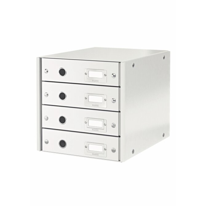 LEITZ Zásuvkový box  Click&Store, 4 zásuvky, bílá