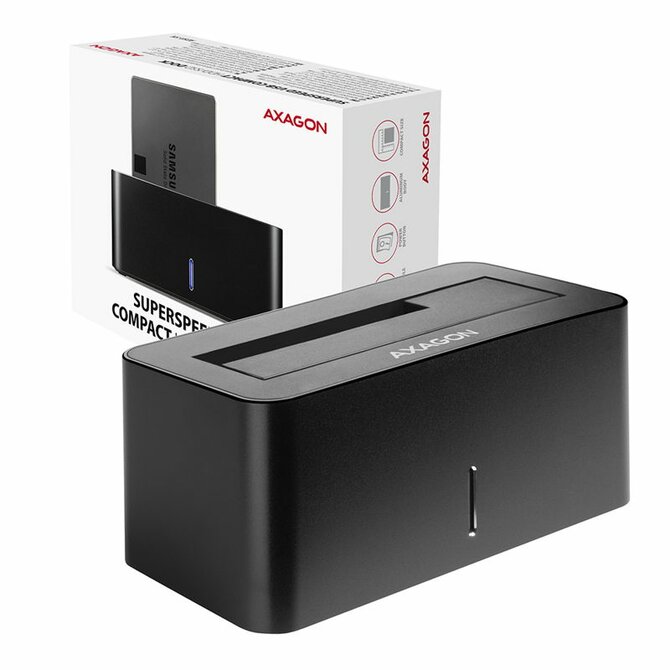 AXAGON ADSA-SN, USB 3.2 Gen1 - SATA 6G, 2.5"/3.5" HDD/SSD dokovací stanice