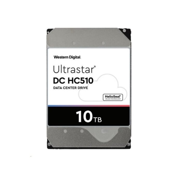 Western Digital Ultrastar® HDD 10TB (WUS721010ALE6L4) DC HC330 3.5in 26.1MM 256MB 7200RPM SATA 512E SE (GOLD WD101KRYZ) 