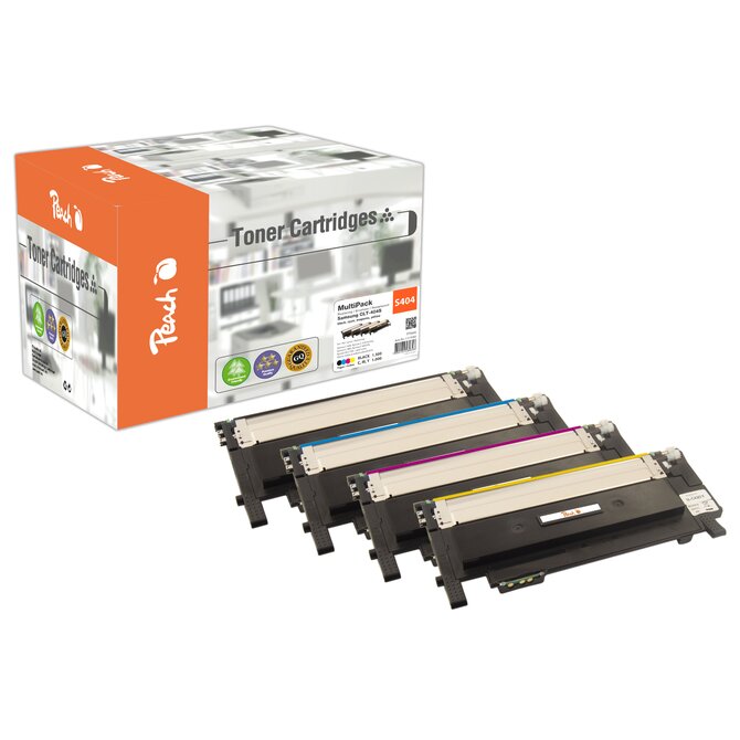 PEACH kompatibilní toner Samsung CLT-404S MultiPack, bk, c, m, y, 1500 str., 3x1000 str.