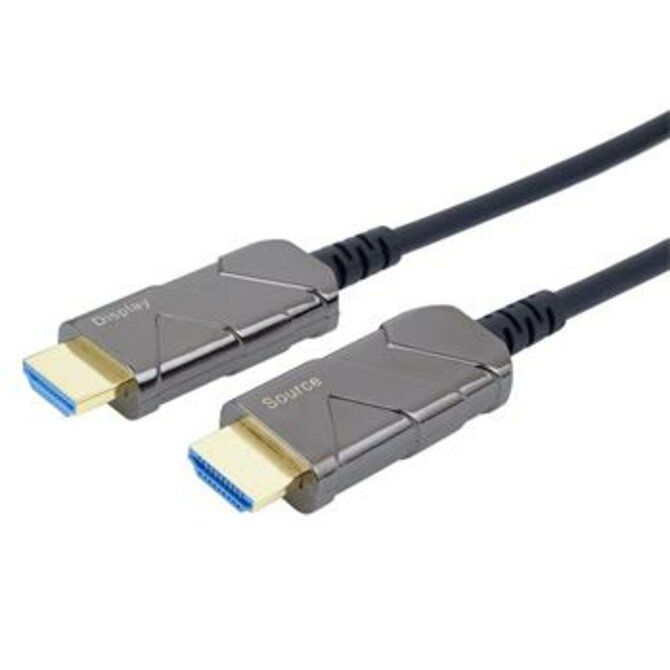 PremiumCord Ultra High Speed HDMI 2.1 optický fiber kabel 8K@60Hz,zlacené 20m