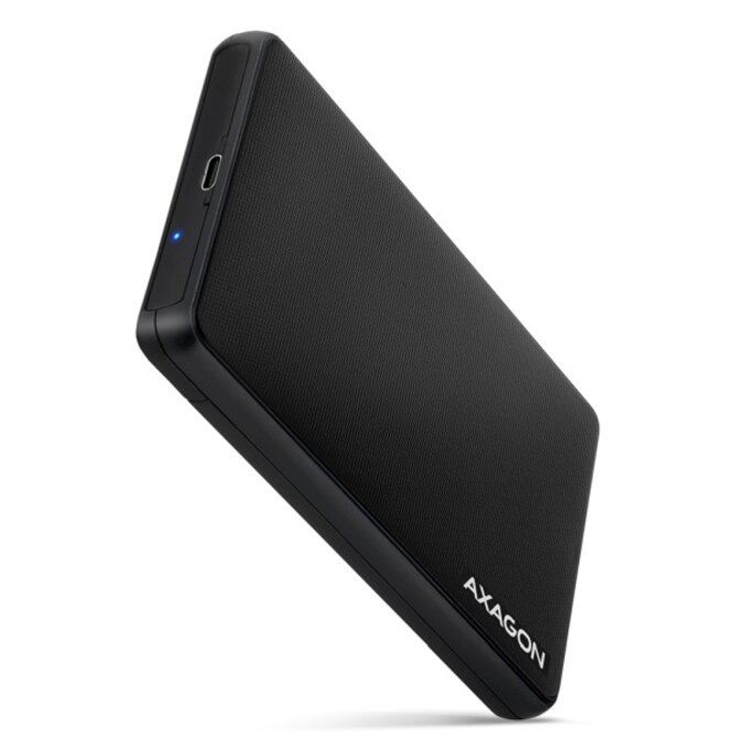 AXAGON EE25-SLC, USB-C 3.2 Gen 1 - SATA 6G 2.5" SLIDE box, bezšroubkový, černý