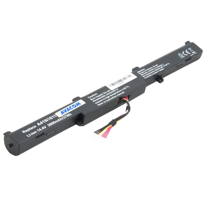 AVACOM Náhradní baterie Asus G553, GL753, N552 Li-Ion 14,4V 2600mAh 37Wh