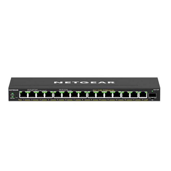 Netgear 16PT GE PLUS SWCH W/ POE+