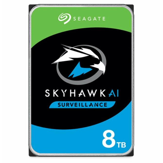 Seagate SkyHawk AI HDD, 8TB, SATAIII, 256MB cache, 7.200RPM