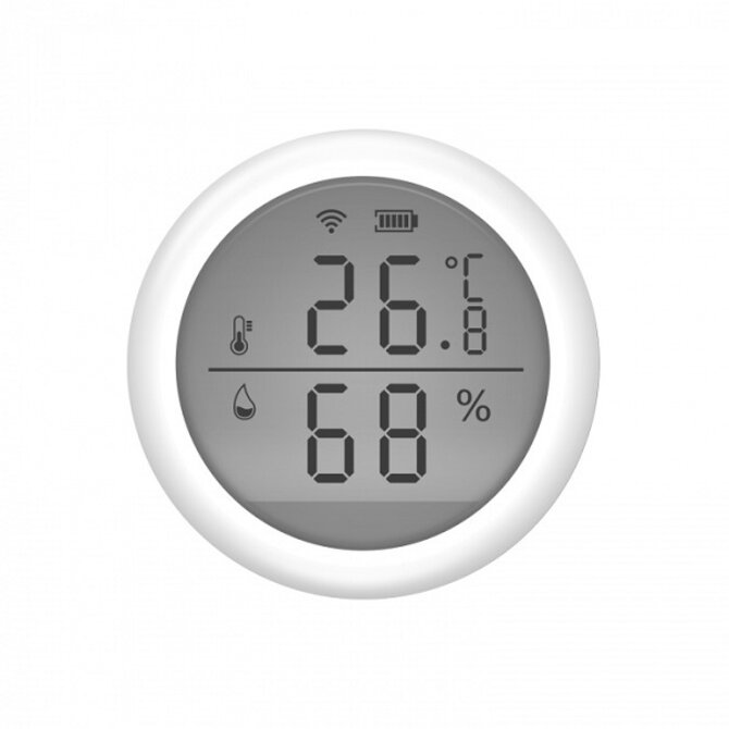 Umax U-Smart Temperature and Humidity Sensor Wifi senzor teploty a vlhkosti s displejem a propojením do U-Smart aplikace