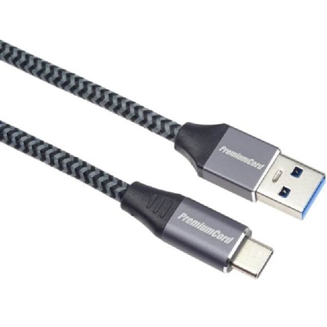 PremiumCord kabel USB-C - USB 3.0 A (USB 3.1 generation 1, 3A, 5Gbit/s) 0,5m oplet