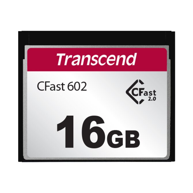 Transcend 16GB CFast 2.0 CFX602 paměťová karta (MLC)