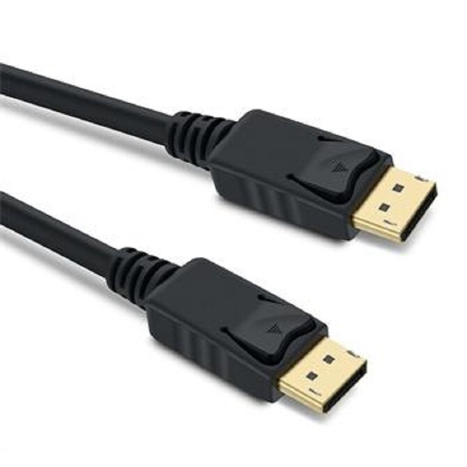 PremiumCord DisplayPort 1.4 přípojný kabel M/M, zlacené konektory, 3m