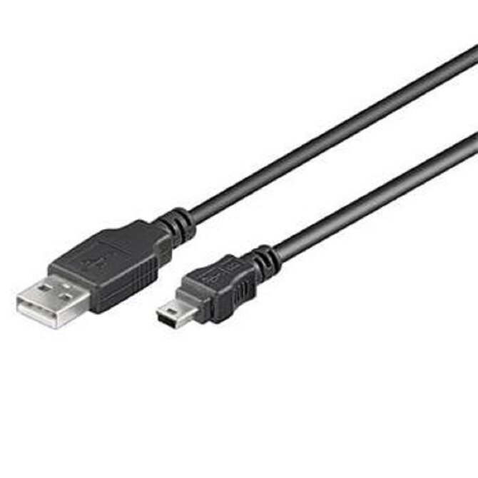 PremiumCord Kabel USB 2.0, A-B mini, 5pinů, 2m