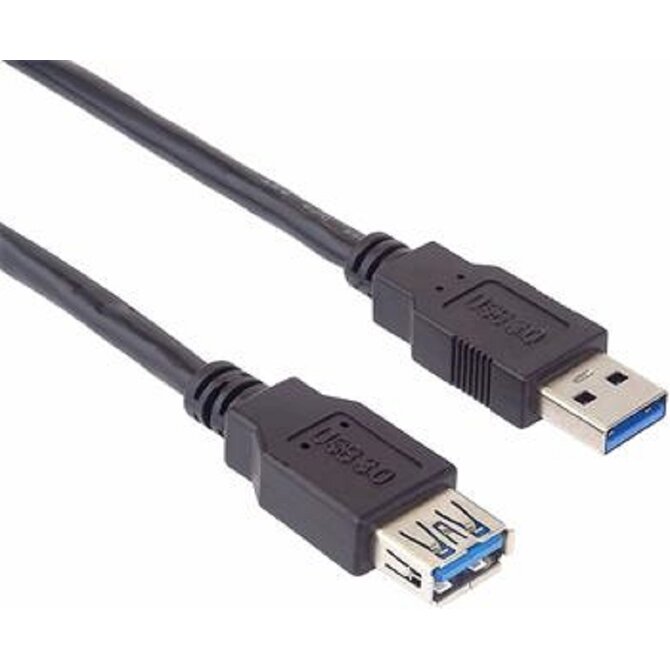 PremiumCord Prodlužovací kabel USB 3.0 Super-speed 5Gbps A-A, MF, 9pin, 1m