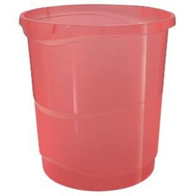 Esselte Odpadkový koš Colour'Breeze, 14 l, korálová