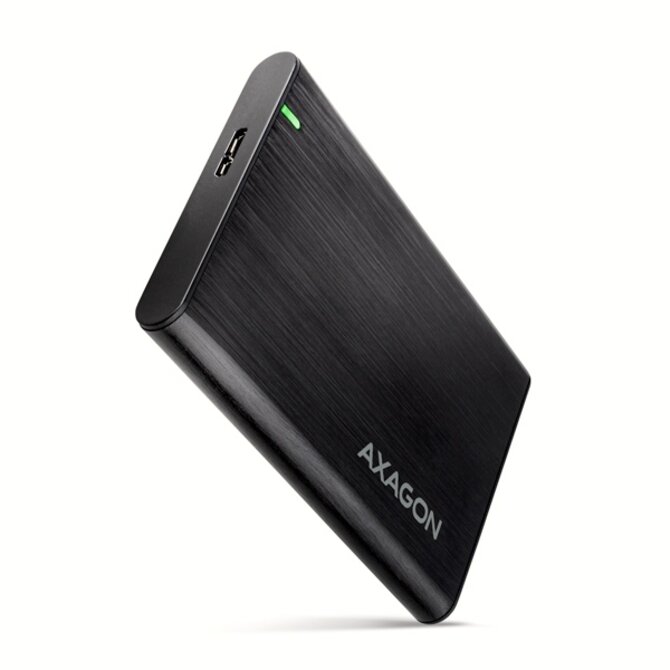 Axagon EE25-A6M SuperSpeed USB 3.2 Gen 1 typ A-M, externí hliníkový box pro 2,5" SATA SSD/HDD disky, bezšroubkový