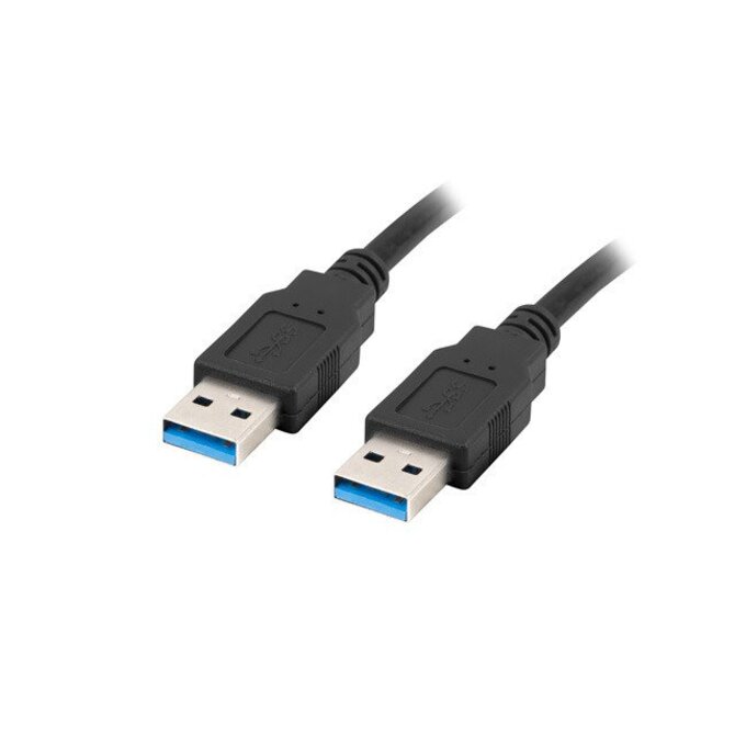 LANBERG USB-A M/M 3.0 kabel 1M černý  