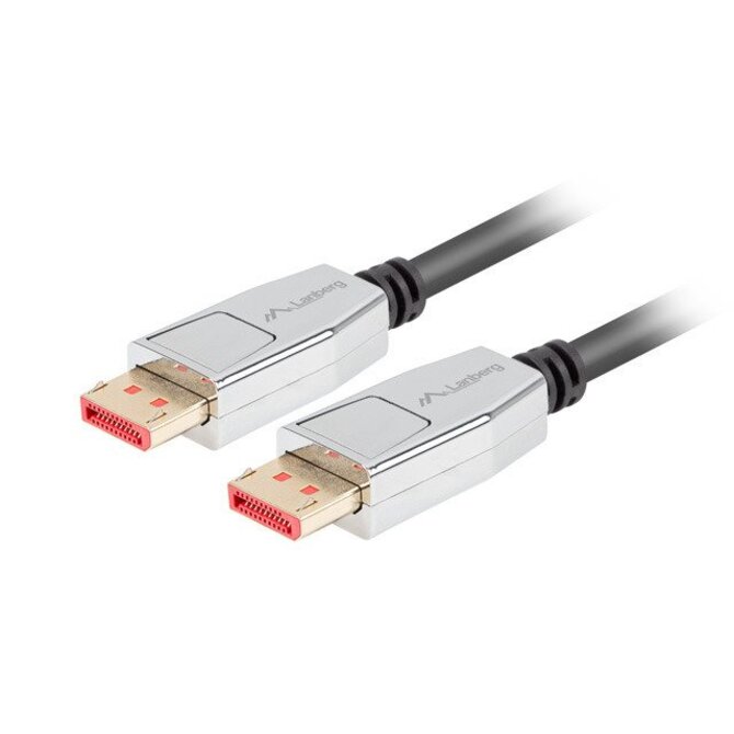 LANBERG Displayport M/M kabel 20 PIN V1.4 1M 8K 60HZ černý  