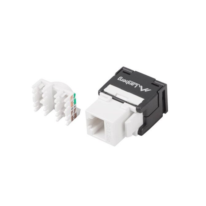 LANBERG KEYSTONE TOOLLESS MODULE RJ45->LSA CAT.5E UTP 180°  