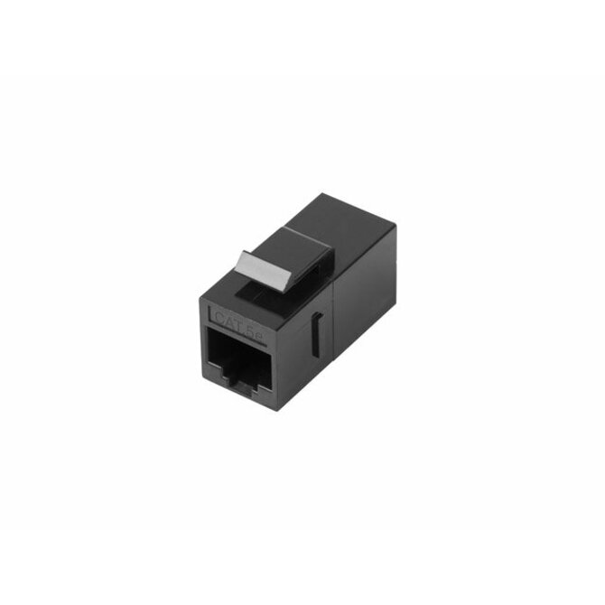 LANBERG FEED-THRU KEYSTONE CONNECTOR RJ45->RJ45 CAT.5E UTP  