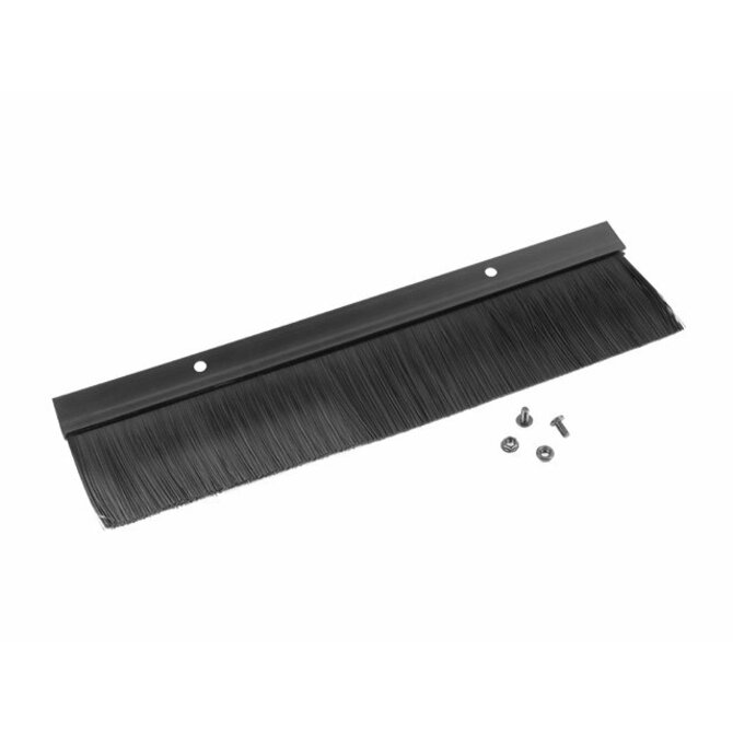 LANBERG 19" CABLE ENTRY BRUSH PANEL BLACK  