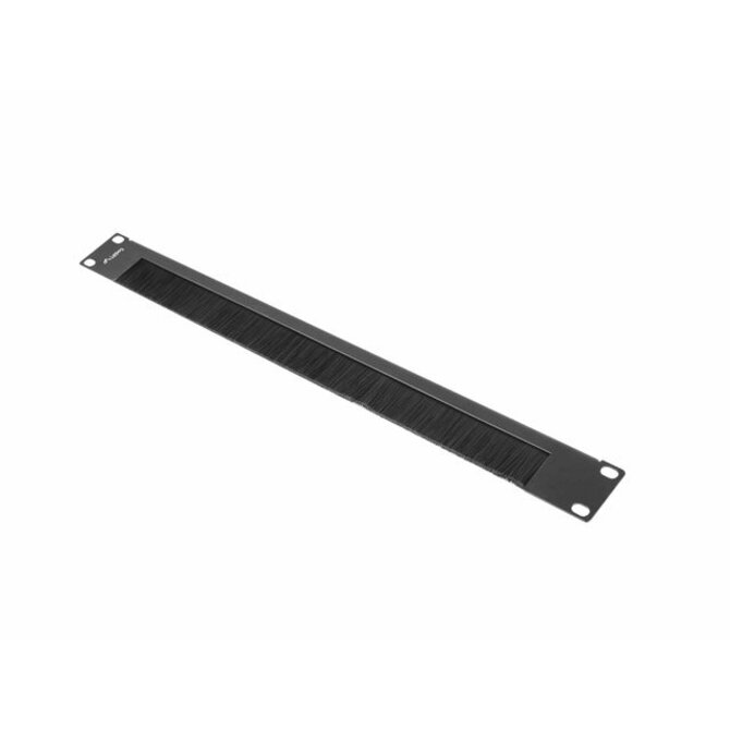 LANBERG 19" BRUSH PANEL 1U AK-1103-B BLACK  