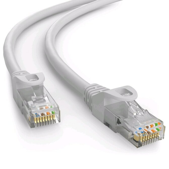 C-TECH Kabel patchcord Cat6e, UTP, šedý, 10m