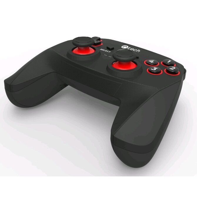 C-TECH Gamepad Khort pro PC/PS3/Android, 2x analog, X-input, vibrační, bezdrátový, USB
