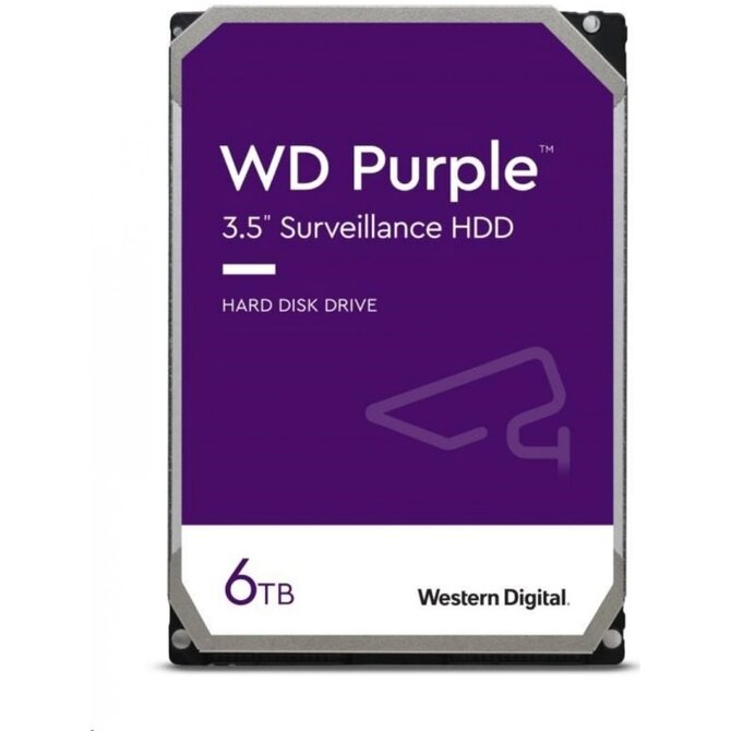 WD PURPLE PRO WD64PURZ 6TB SATA/600 256MB cache, 5400 RPM