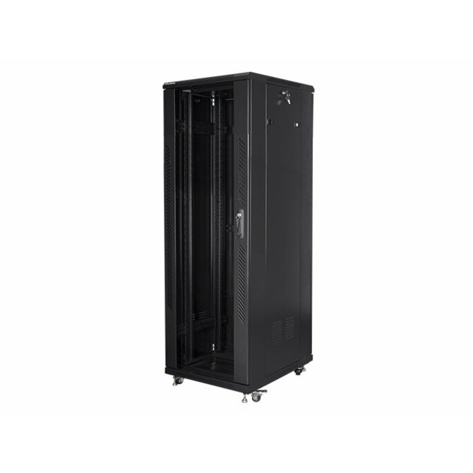 LANBERG Volně stojící skříň 19" 37U/600x800 (v rozloženém stavu) černá (RAL9004)  