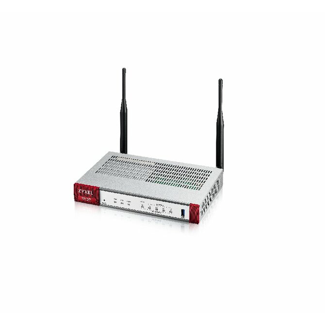 Zyxel USG FLEX 100AX Firewall, 10/100/1000, 1*WAN, 4*LAN/DMZ ports, WiFi 6 AX1800, 1*USB (device only)