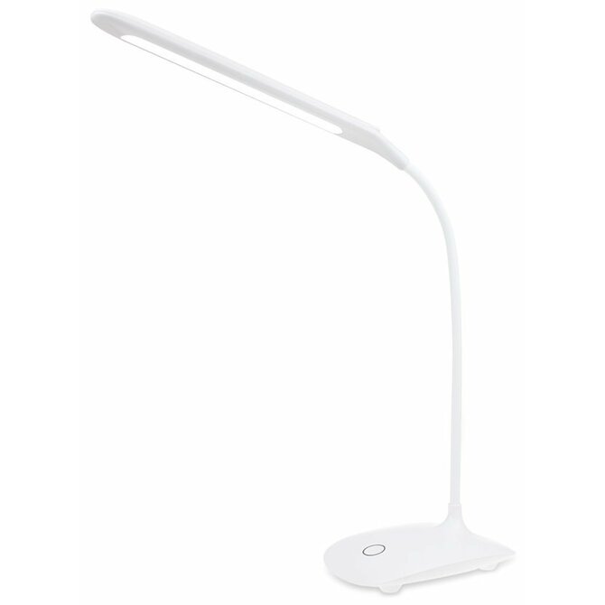 Colorway stolní LED lampa / CW-DL07FB-W/ Flexible 360°/ Integrovaná baterie / Bílá