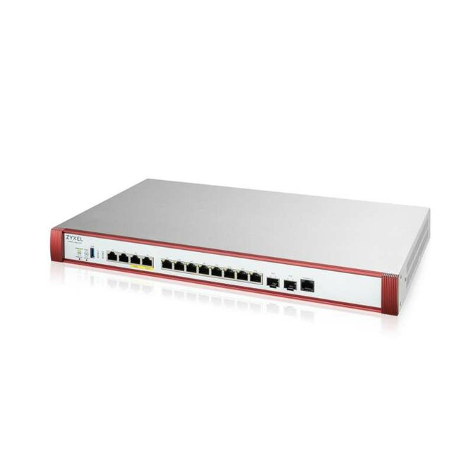 Zyxel USG FLEX 700H Series, User-definable ports with 2*2.5G, 2*10G( PoE+) & 8*1G, 2*SFP+, 1*USB  with 1 YR Security bun