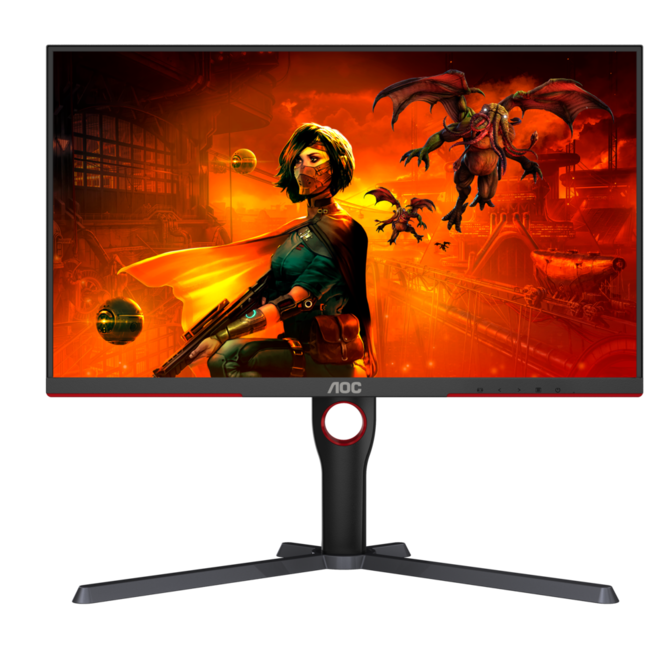 AOC LCD herní U27G3X 27" IPS 4K/3840x2160@160Hz/1ms/400cd/2xHDMI/2xDP/Pivot/HAS/VESA