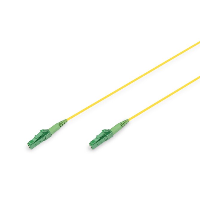DIGITUS Fiber Optic simplex patch kabel, Singlemode, LC/APC - LC/APC, OS2, 9/125µ, 3 m