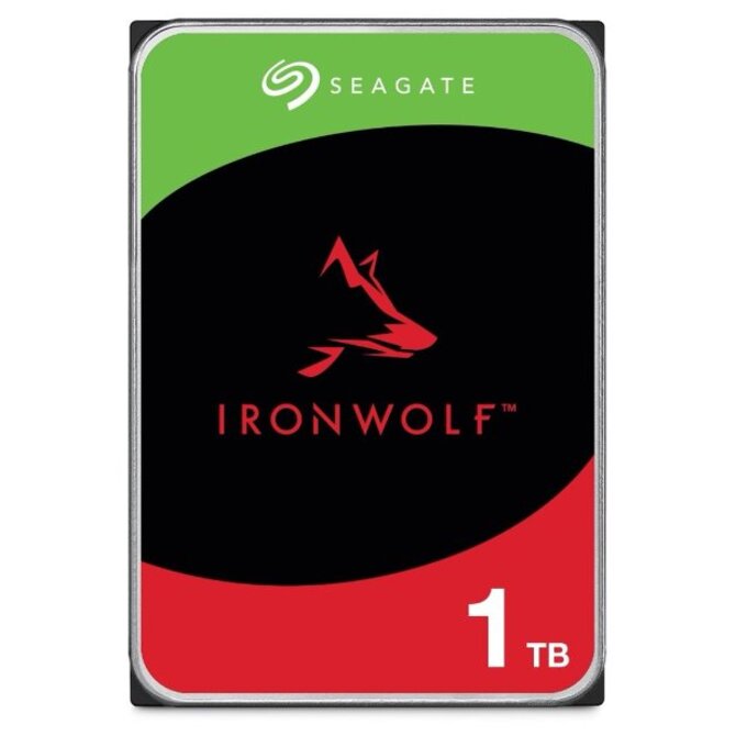 Seagate IronWolf, NAS HDD, 1TB, 3.5", SATAIII, 256MB cache, 5.400RPM