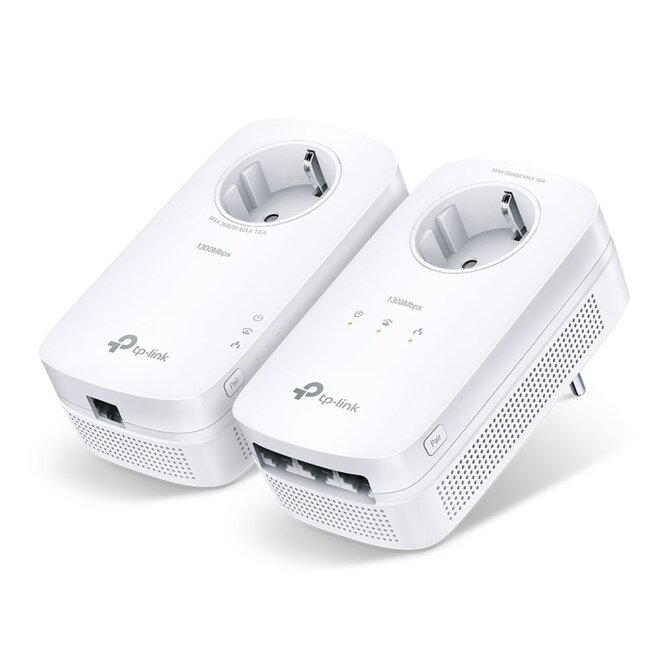 TP-Link TL-PA8030P - AV1300  Powerline Starter Kit průchozí zásuvka 3xGLAN
