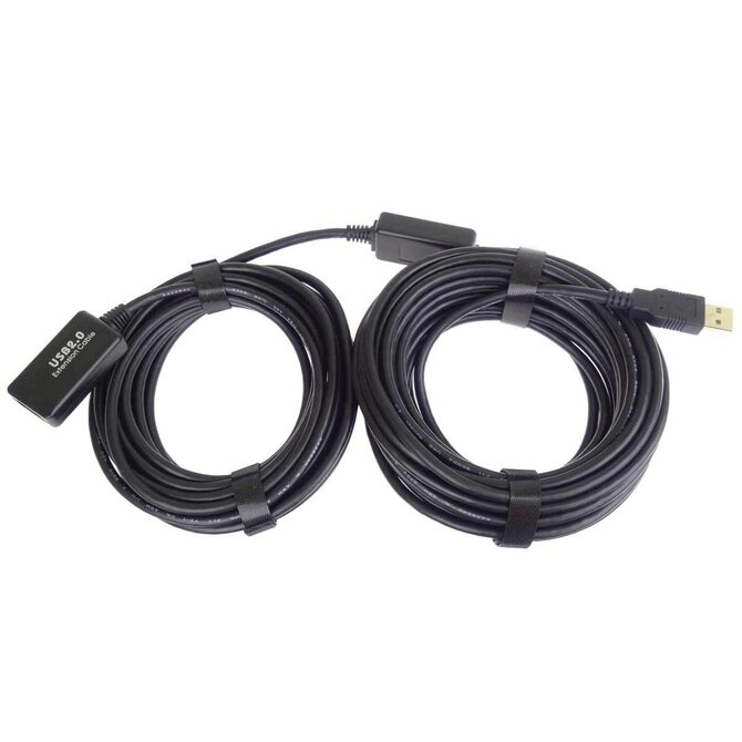 PremiumCord USB 2.0 repeater a prodlužovací kabel A/M-A/F 25m