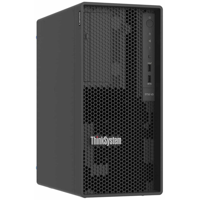 Lenovo ThinkSystem ST50v3 Xeon E-2434 4C 55W 3.4GHz/1x32GB/2x960GB SSD NHS 3,5"(3)/SW RAID/noDVD/XCC2-S/500W fix