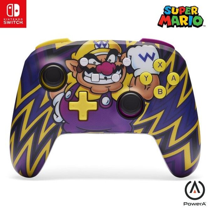 PowerA Vylepšený bezdrátový ovladač pro Nintendo - Super Mario Wario