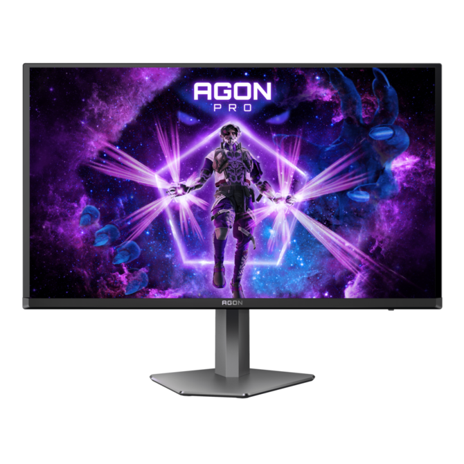 AOC LCD AGON PRO herní AG276QZD2 27" QD-OLED/2560x1440@240Hz/0,03ms/450cd/2xHDMI/2xDP/2xUSB/Repro/Pivot/HAS/VESA