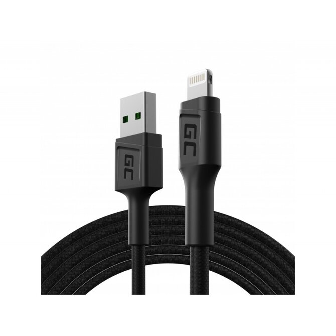 Green Cell Cable GC PowerStream USB-A - Lightning 200cm Quick charge Apple 2.4A