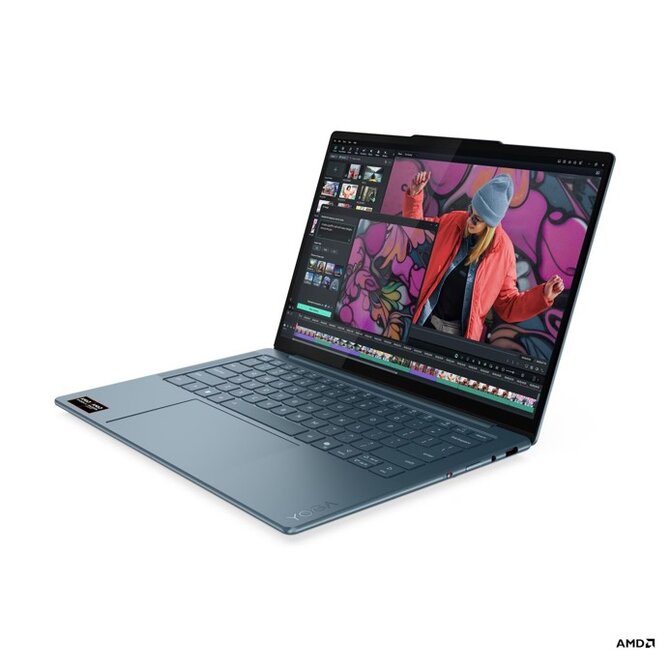 Lenovo YOGA Slim 7 14AKP10  RyzenAI 7 350/AI/32GB/SSD 1TB/14"/2,8K/OLED/až 1100nitů/3r OnSite/65W/WIN11 Home/modrozelená
