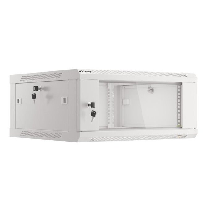 LANBERG RACKOVÁ SKŘÍŇ 19" PRO MONTÁŽ NA STĚNU 4U/600X600 (v rozloženém stavu) V2 ŠEDÁ 