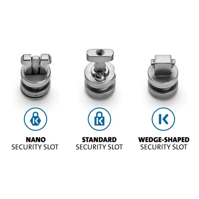 Kensington ClickSafe 3 v 1 kotevní sada pro T-Bar, Wedge, Nano Slots