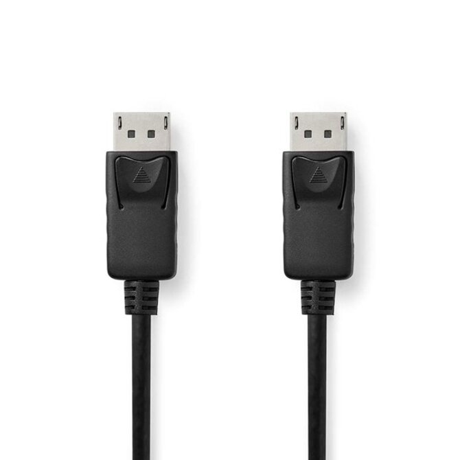 Nedis CCGL37010BK20 - Displayport kabel | DisplayPort Zástrčka | DisplayPort Zástrčka | 4K@60Hz |  2.00 m | Černá