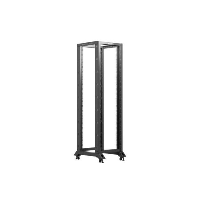 LANBERG OTEVŘENÝ RACK 19" 42U 600X800 ČERNÝ  V2