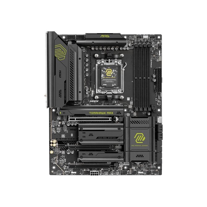 MSI MAG B850 TOMAHAWK MAX WIFI, AM5, AMD B850, 4x DDR5, ATX