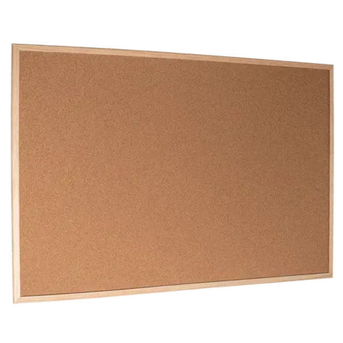 Esselte Korková tabule s dřevěným rámem 60 x 90 cm