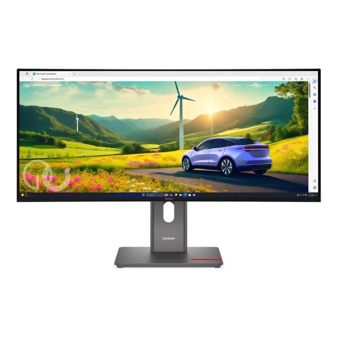 Lenovo LCD P34wd-40 34" zakřivený 3440x1440 IPS/6ms/350cd/2000:1/Repro/HDMI/2xDP/4xUSB-C/USB-B/5xUSB-A/RJ45/VESA/černá